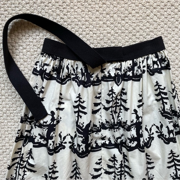 A Détacher black & cream patterned skirt - Picture 10 of 15